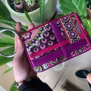 Vera Bradley Versailles Clutch with Metal Bangle